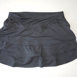 Athleta Black NWOT ruffle skort